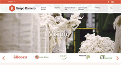 Desktop Screenshot of gruporomero.com.pe
